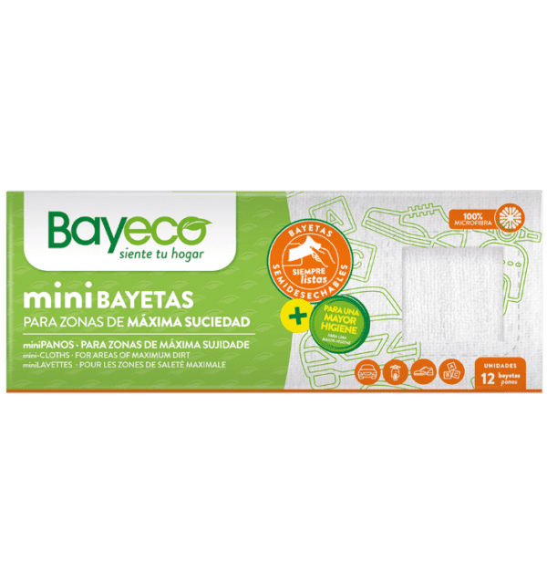 Bayeco Minibayetas 12 uds 100% Microfibra