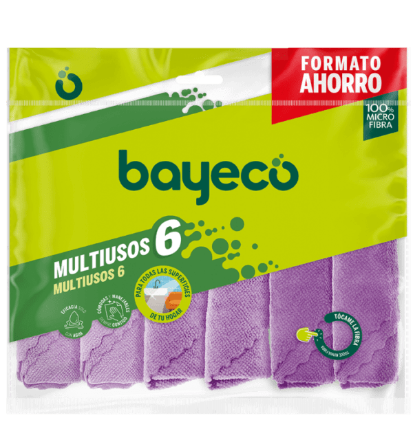 Bayetas microfibra de Bayeco color morado